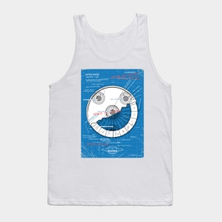 Blueprint of a UFO Tank Top